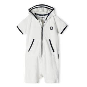 reima white USPF 50 terrycloth onesie